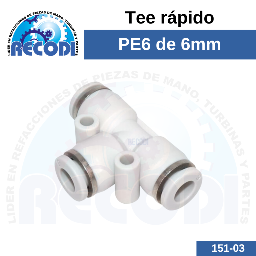 Tee rápida PE6