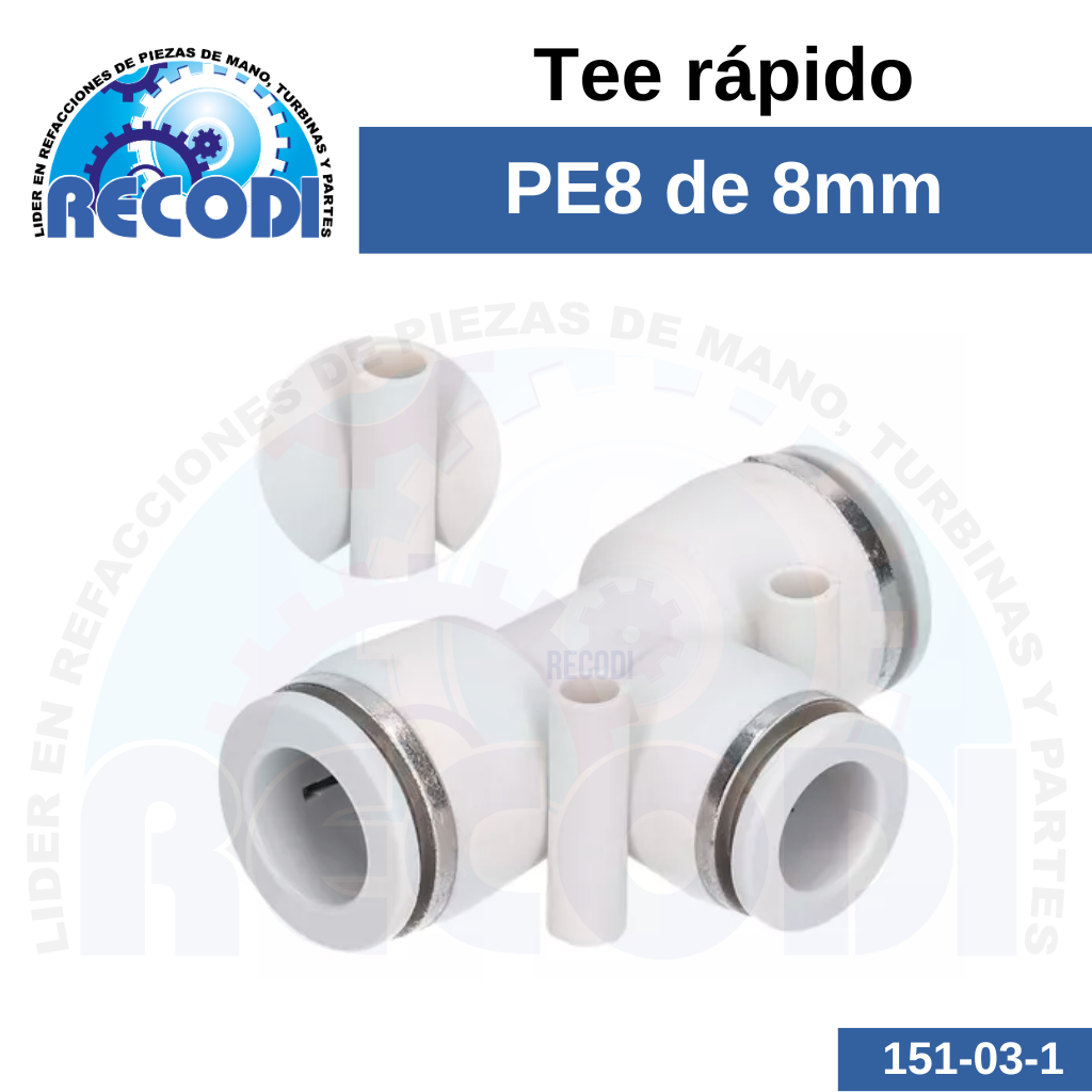Tee rápida PE8