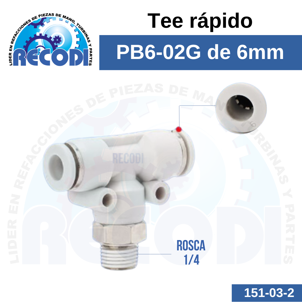 Tee rápida PB6-02G