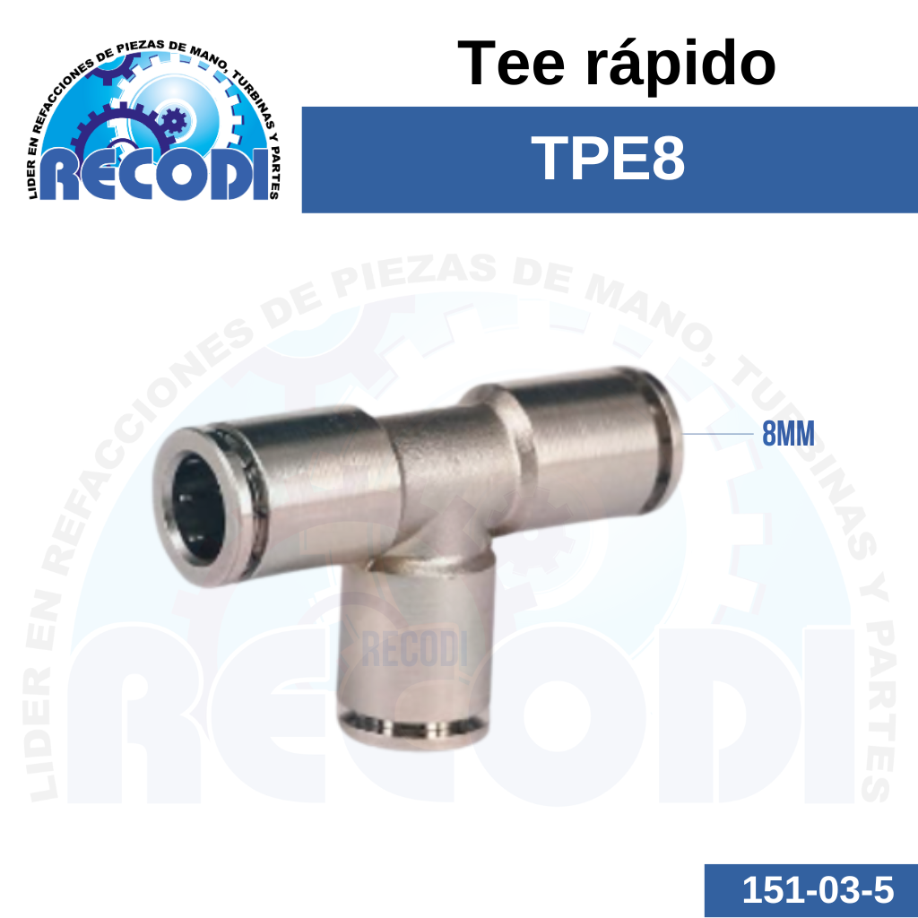Tee rápida TPE8