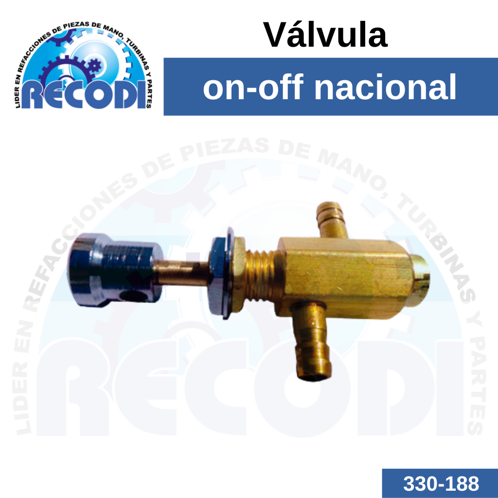 Válvula on-off nacional