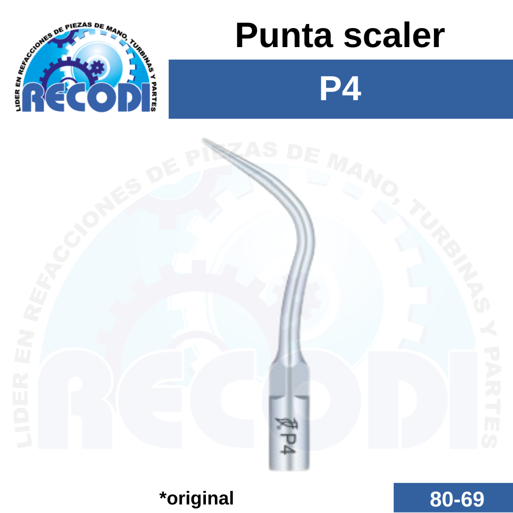 Punta escariador P4