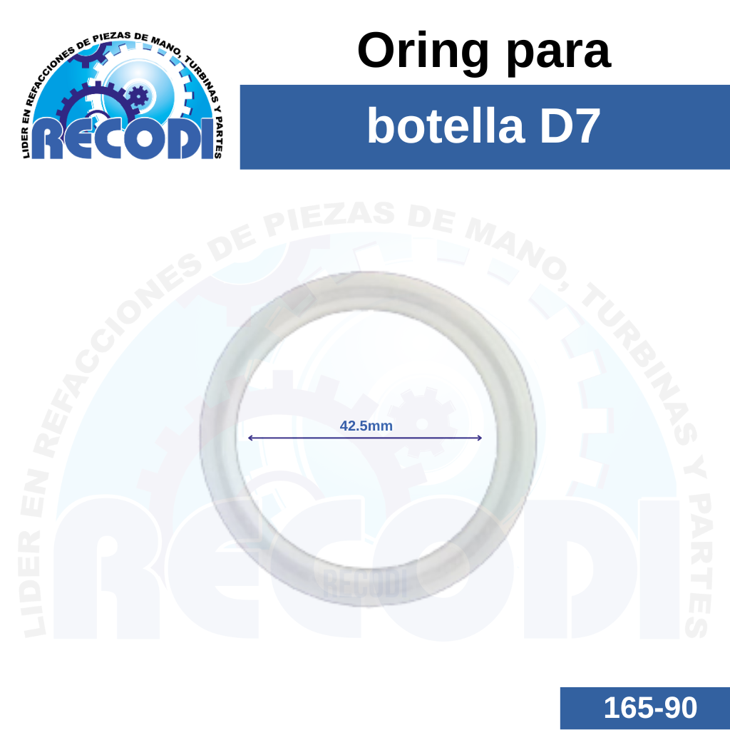 Oring p/ botella D7