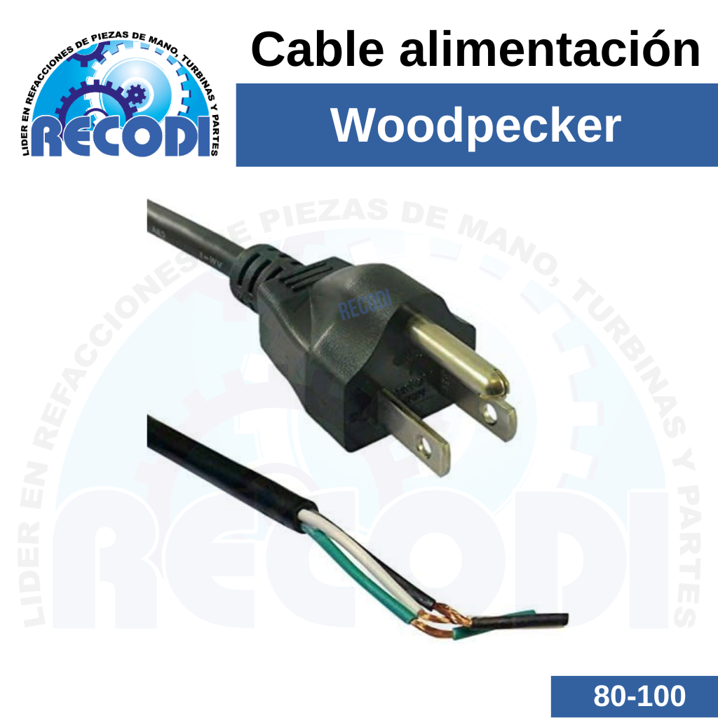 Cable alimentación p/ escariador