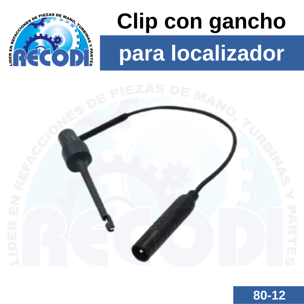 Clip con gancho p/ localizador de ápices