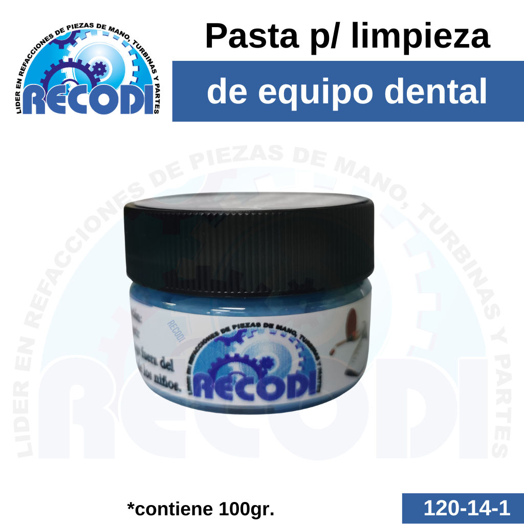Pasta p/ limpieza de equipo 100gr.
