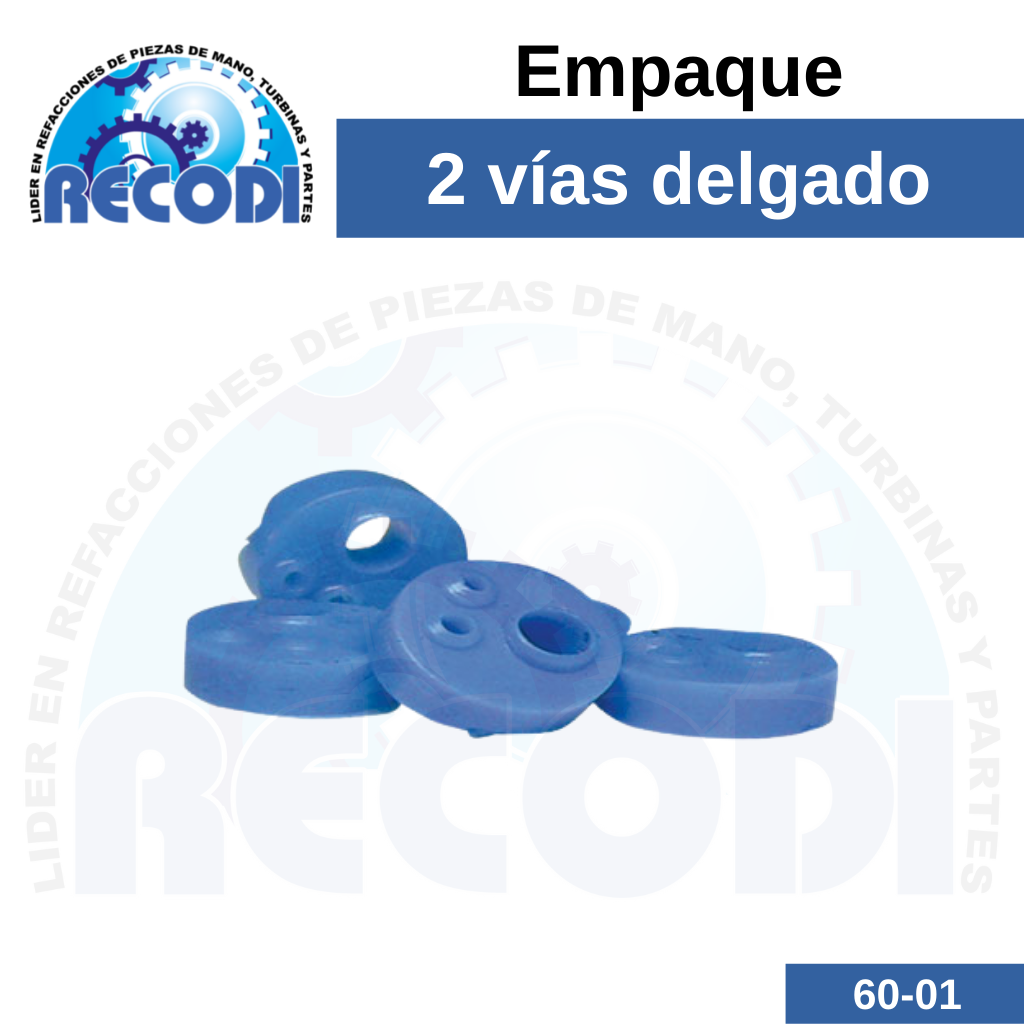Empaque delg. 2 vías