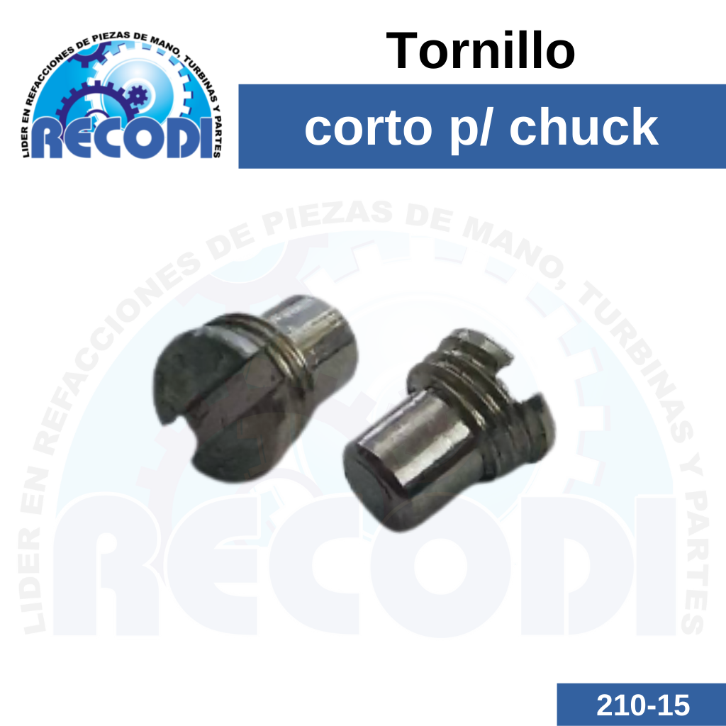 Tornillo corto p/ baja