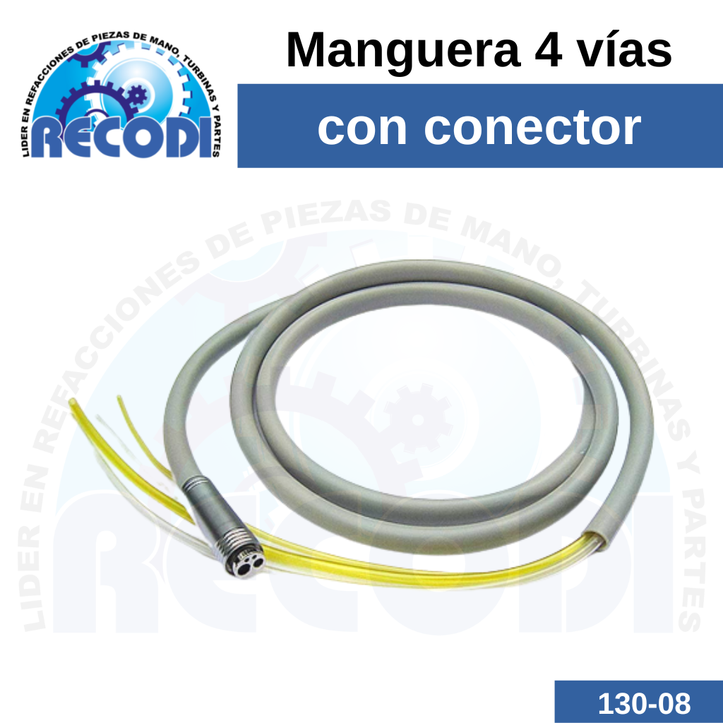 Manguera c/ conector 4 vías
