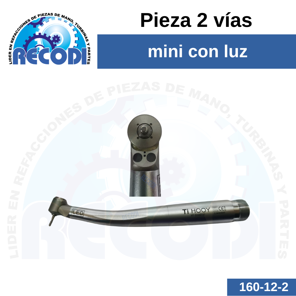Pieza de alta mini con luz