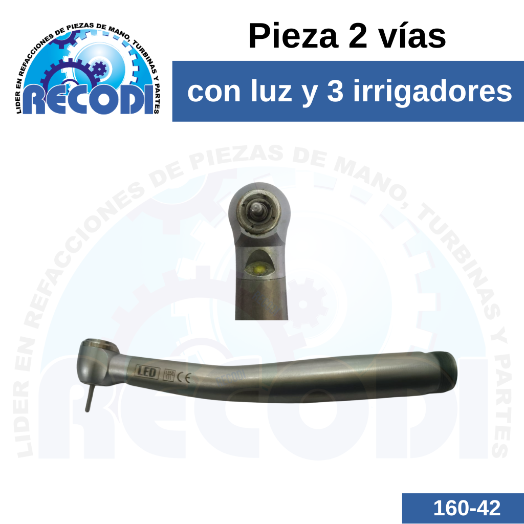 Pieza de alta c/ luz led