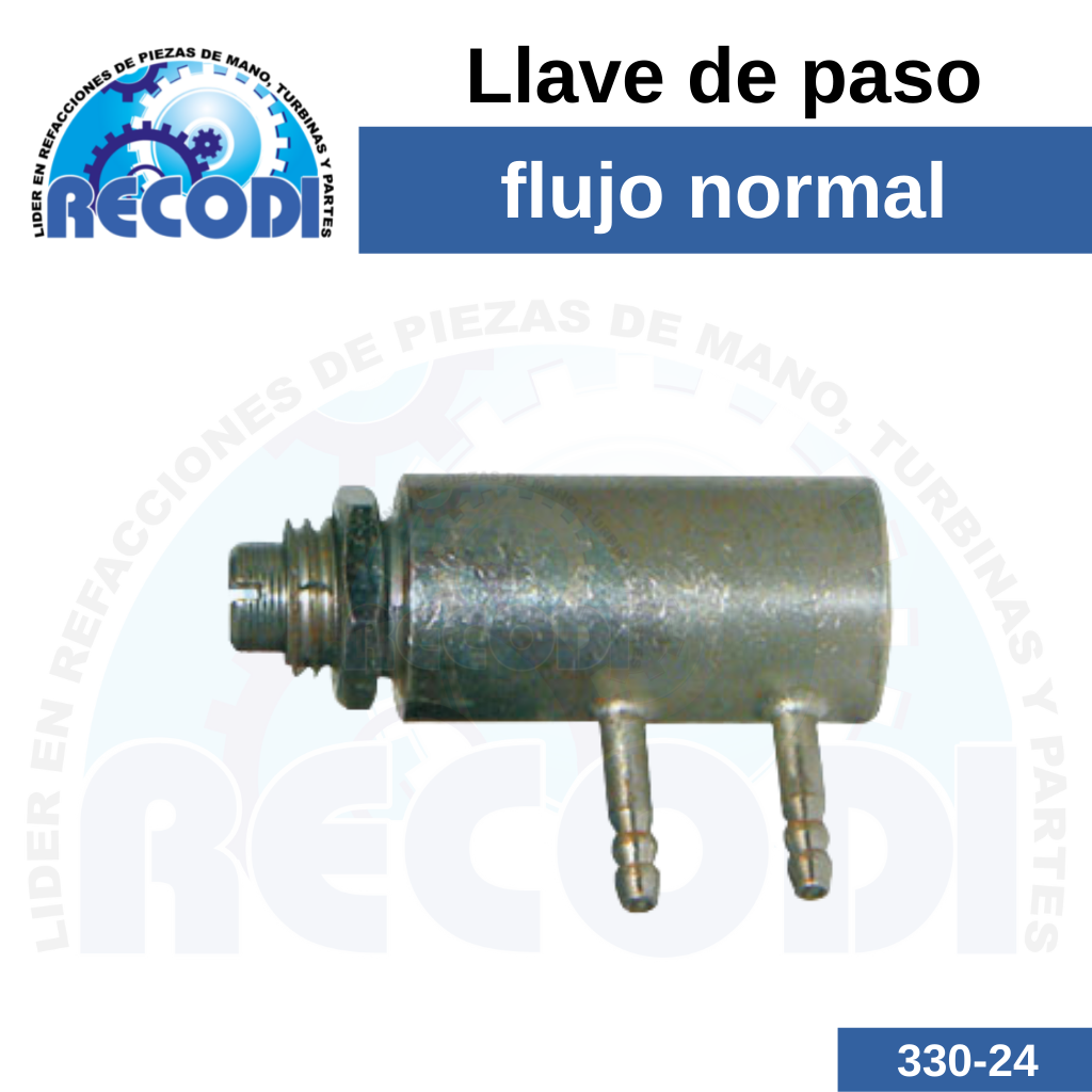 Llave de paso flujo normal