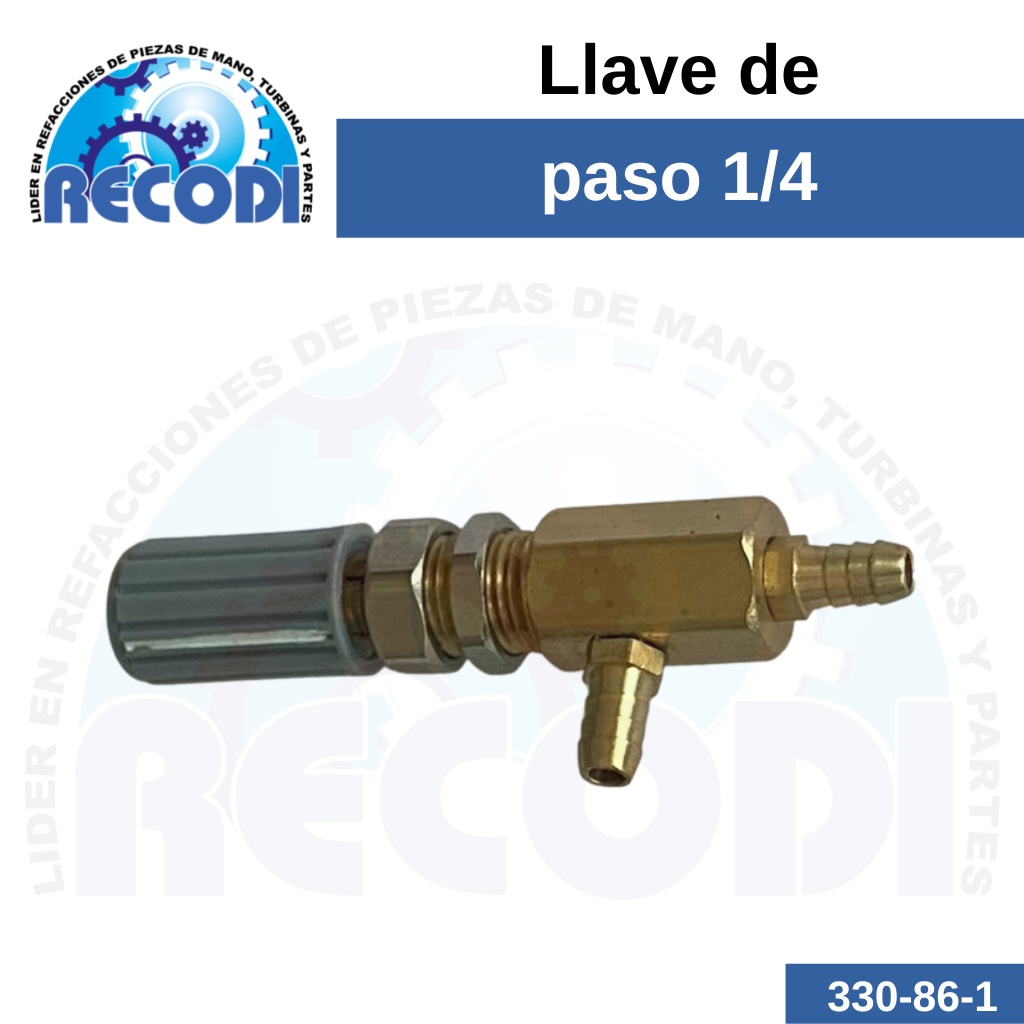 Llave de paso 1/4