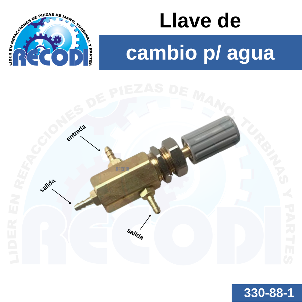 Llave de cambio de agua