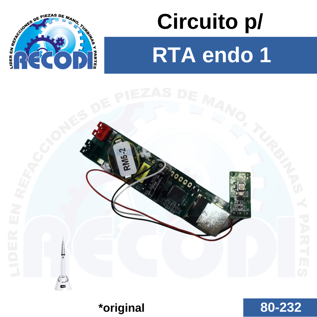 Circuito pieza p/ RTA Endo 1