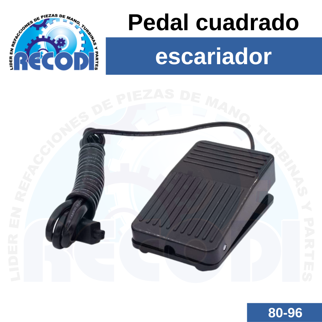 Pedal cuadrado p/ escariador