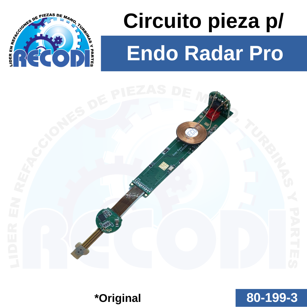 Circuito pieza p/ Endo Radar Pro