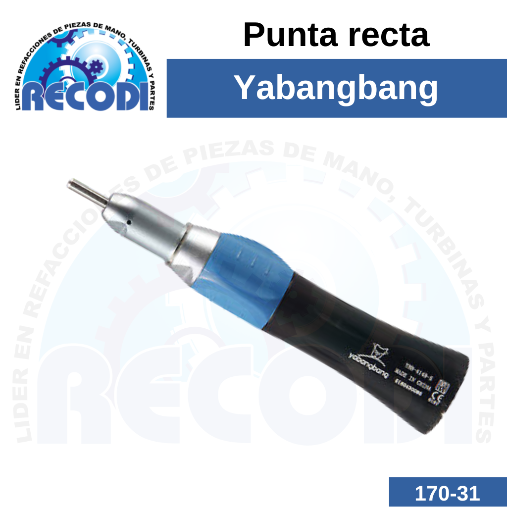 Punta recta negra