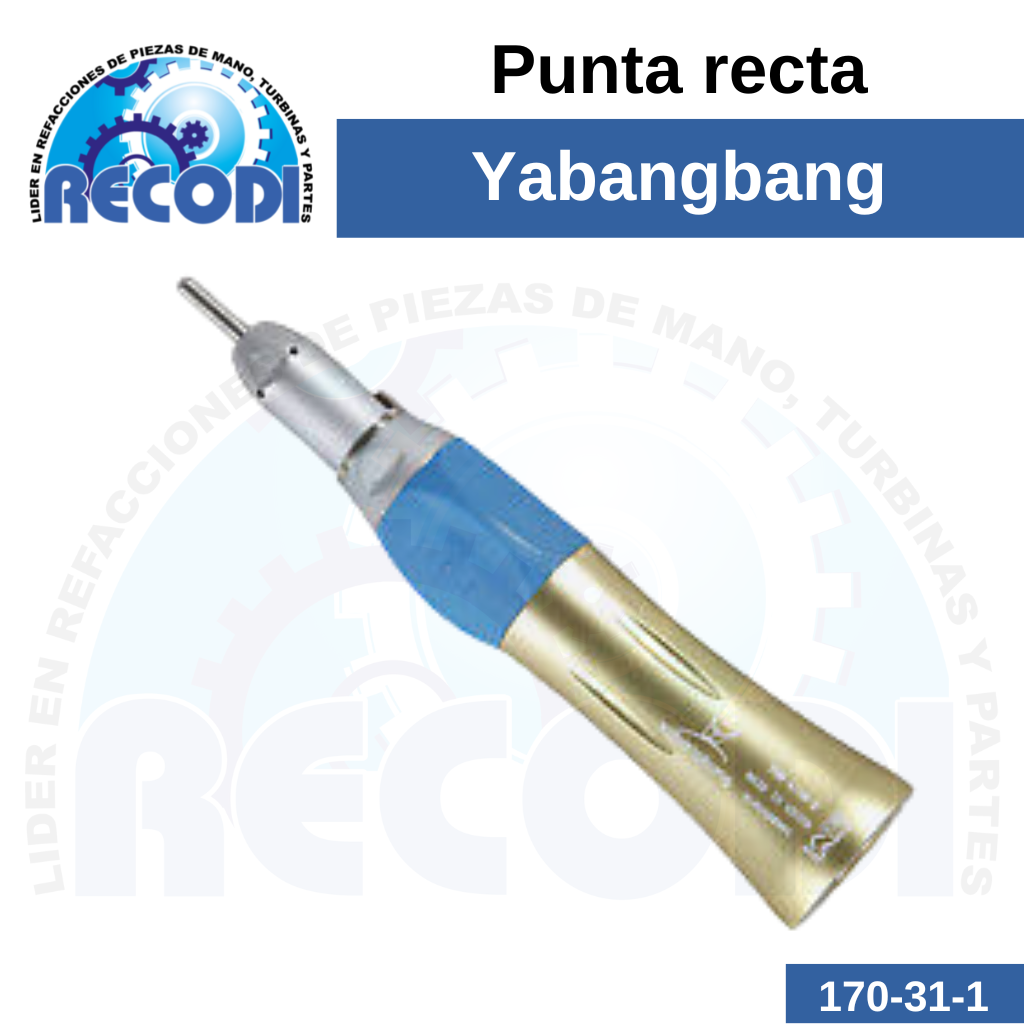 Punta recta amarillo