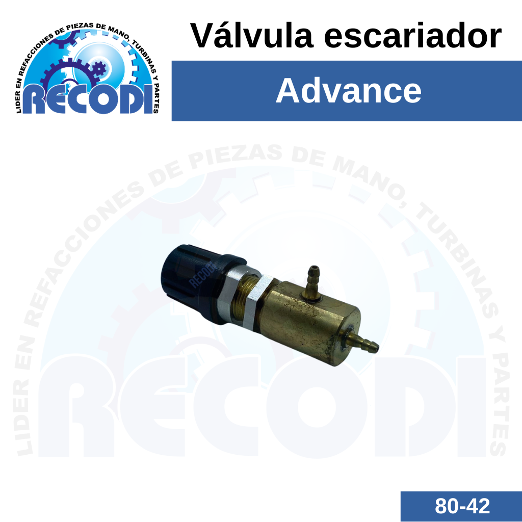 Válvula p/ escariador