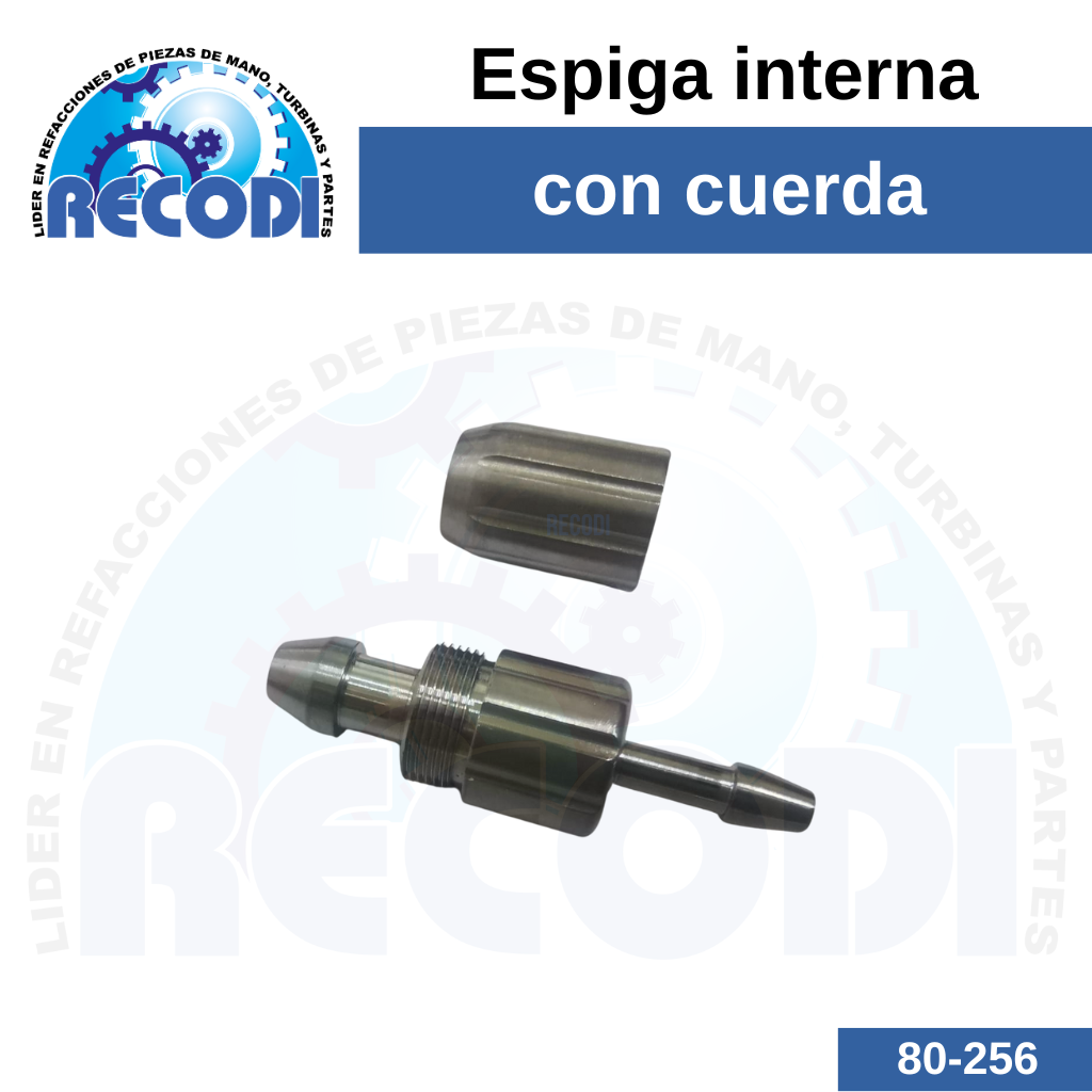 Espiga interna con cuerda p/ escariador