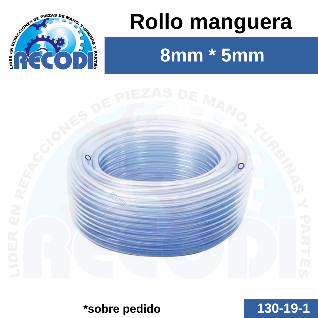 Rollo manguera 8*5mm
