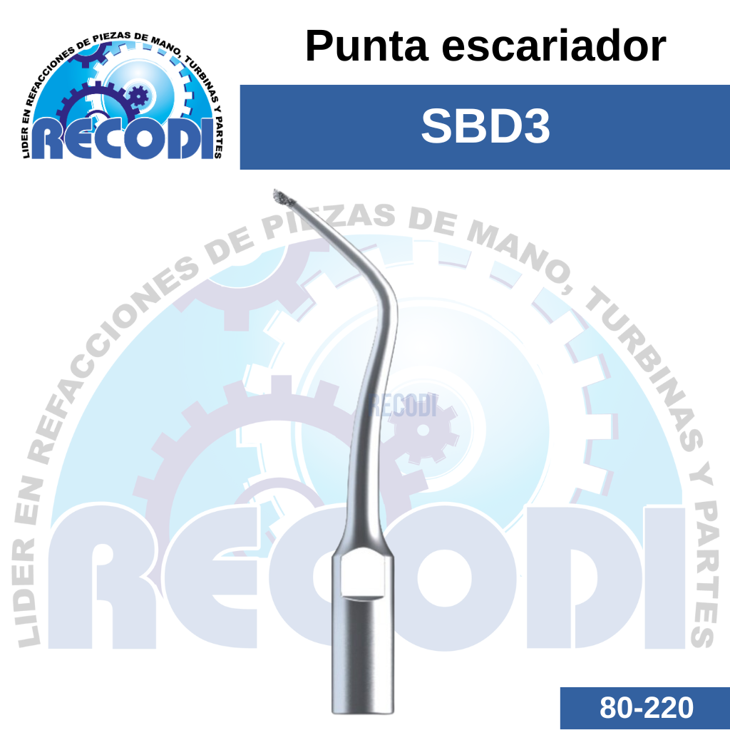 Punta escariador SBD3