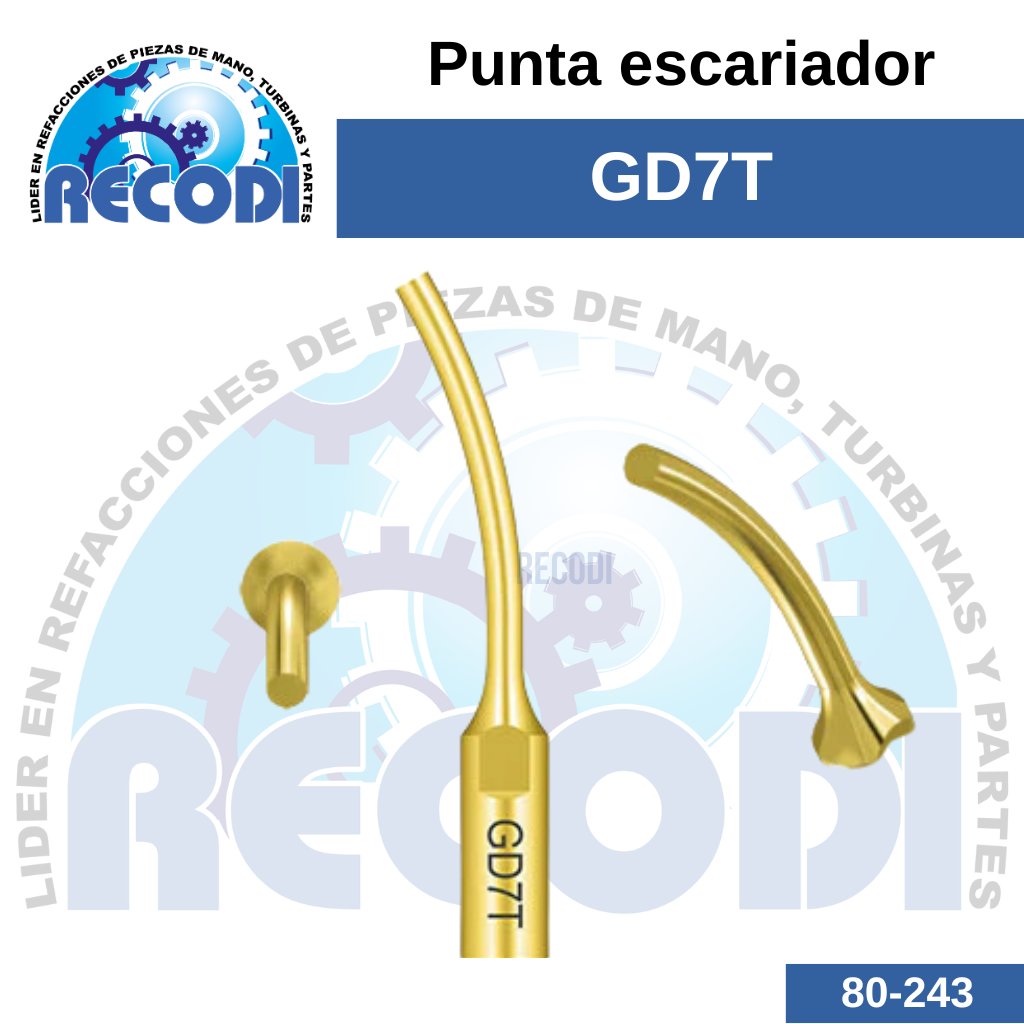 Punta escariador GD7T
