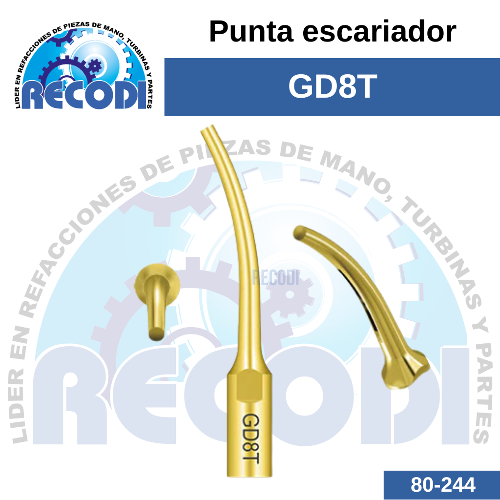 Punta escariador GD8T