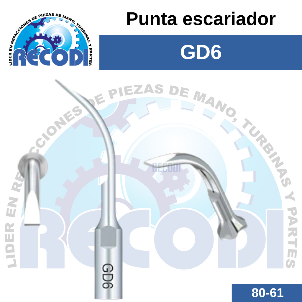 Punta escariador GD6