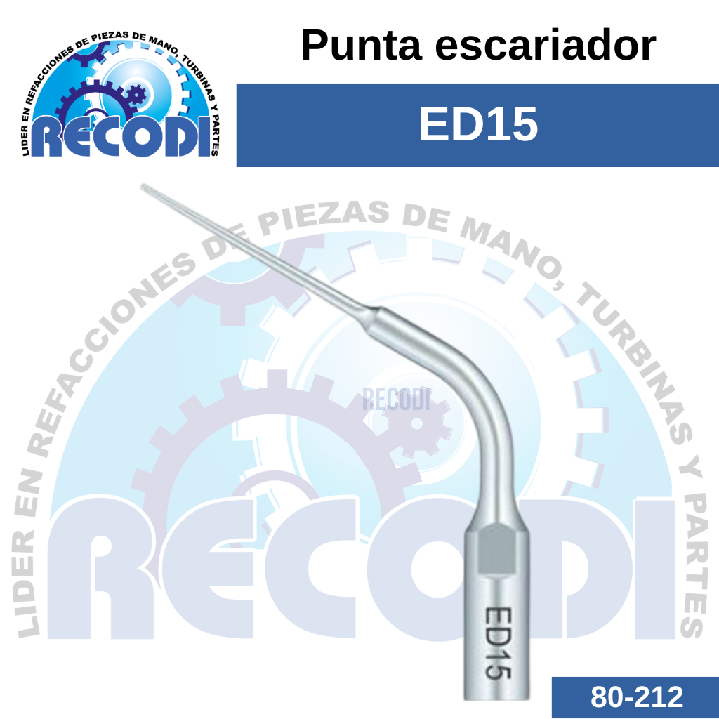 Punta escariador ED15