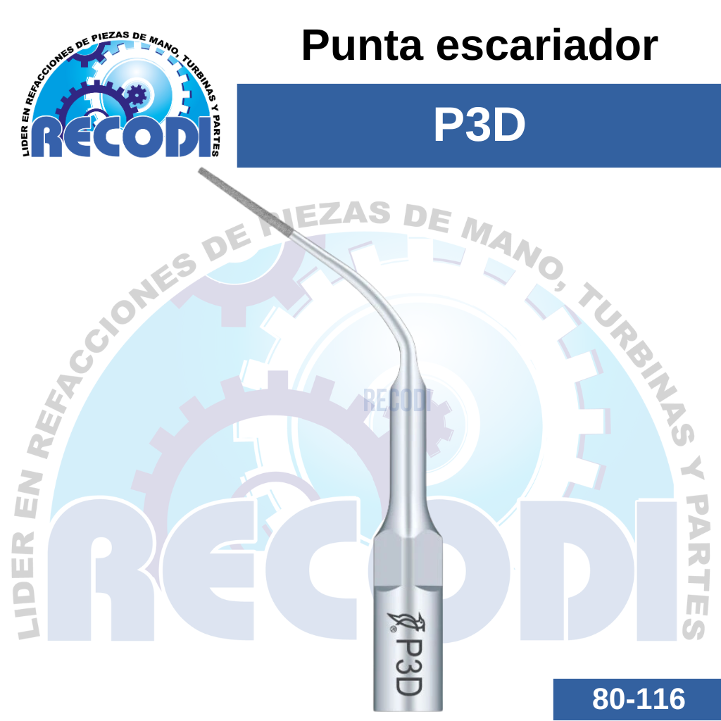 Punta escariador P3D