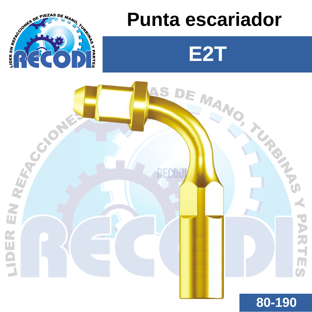 Punta escariador E2T