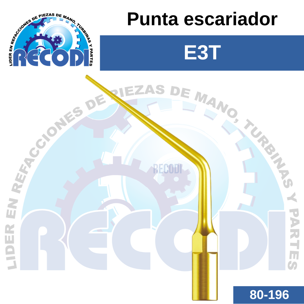 Punta escariador E3T