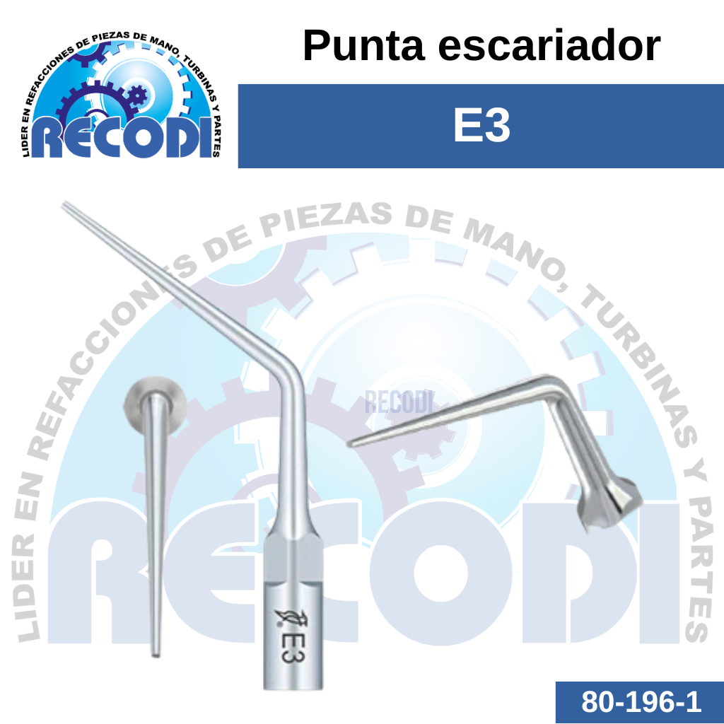 Punta escariador E3