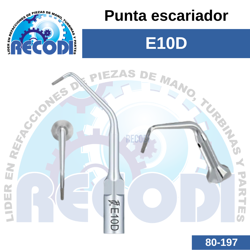 Punta escariador E10D