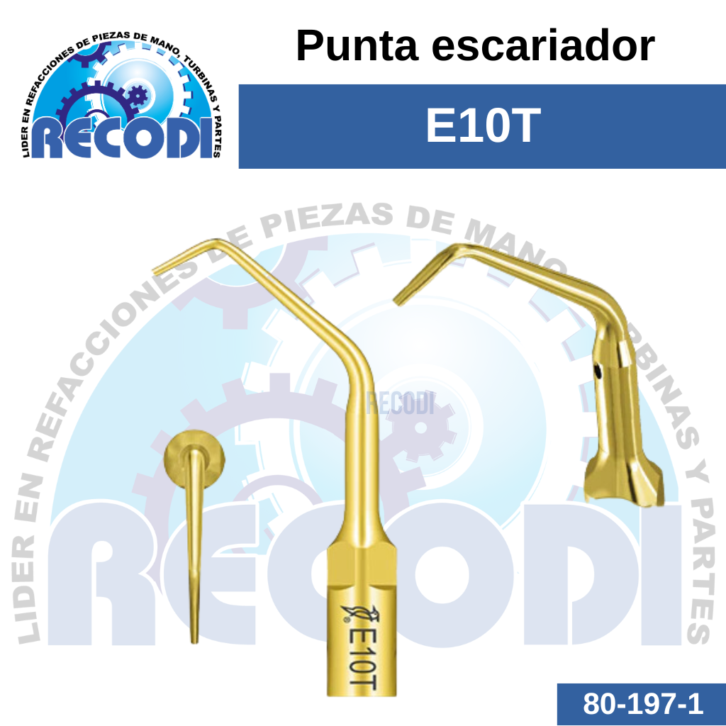 Punta escariador E10T