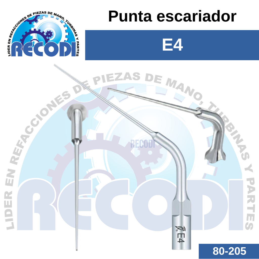 Punta escariador E4
