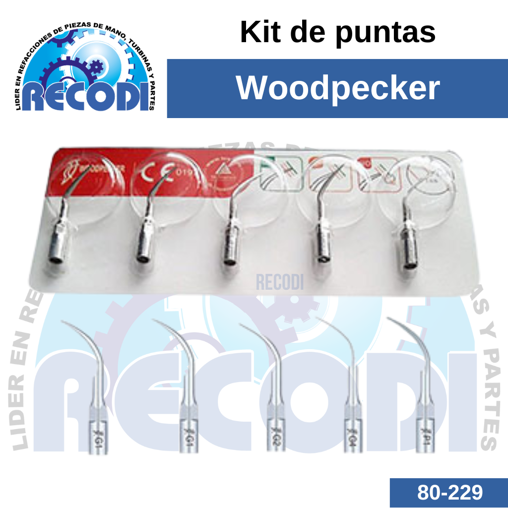 Kit puntas woodpecker