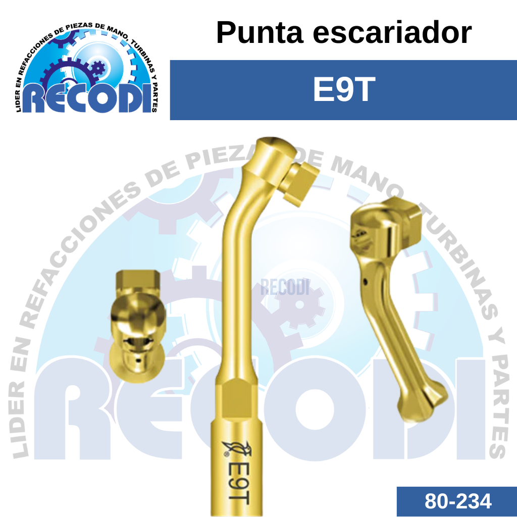 Punta escariador E9T