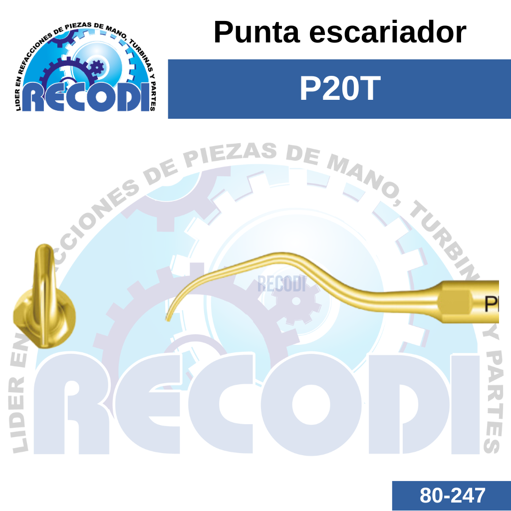 Punta escariador P20T