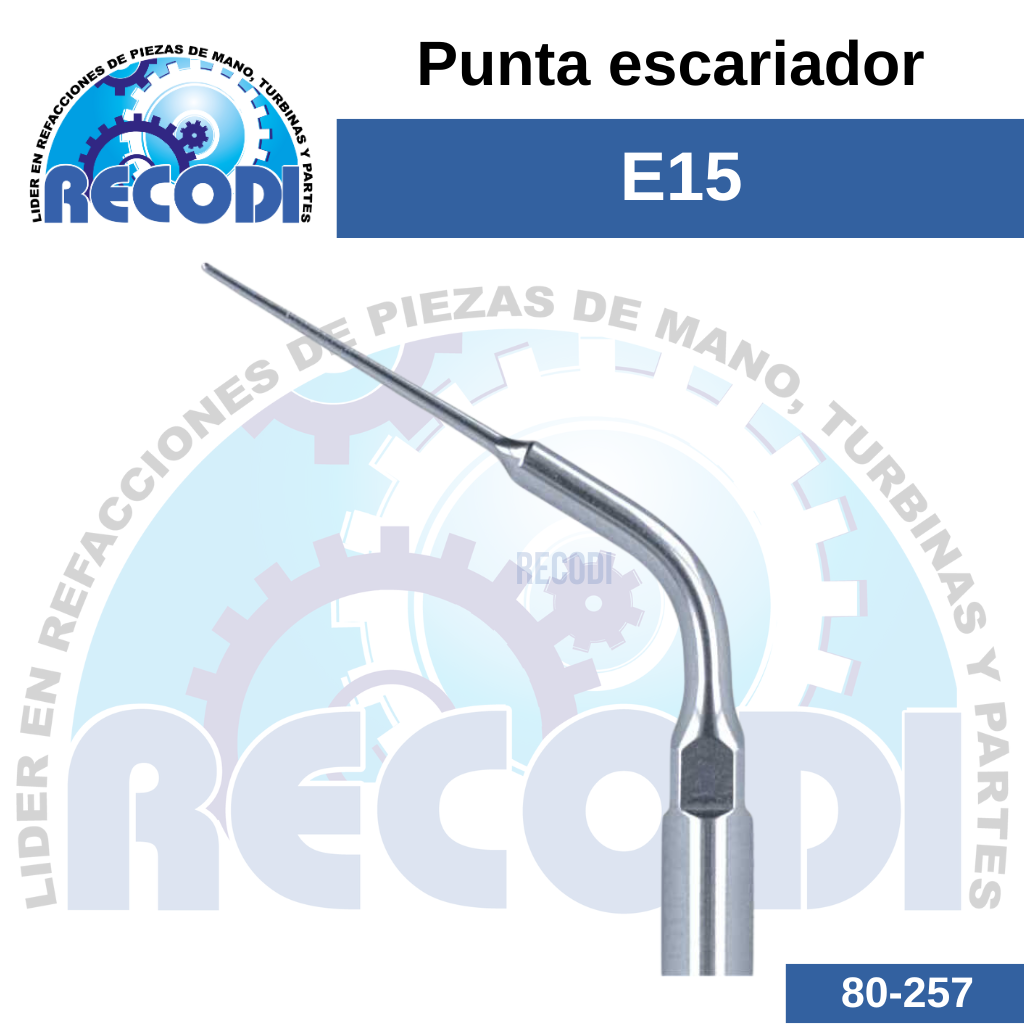 Punta escariador E15