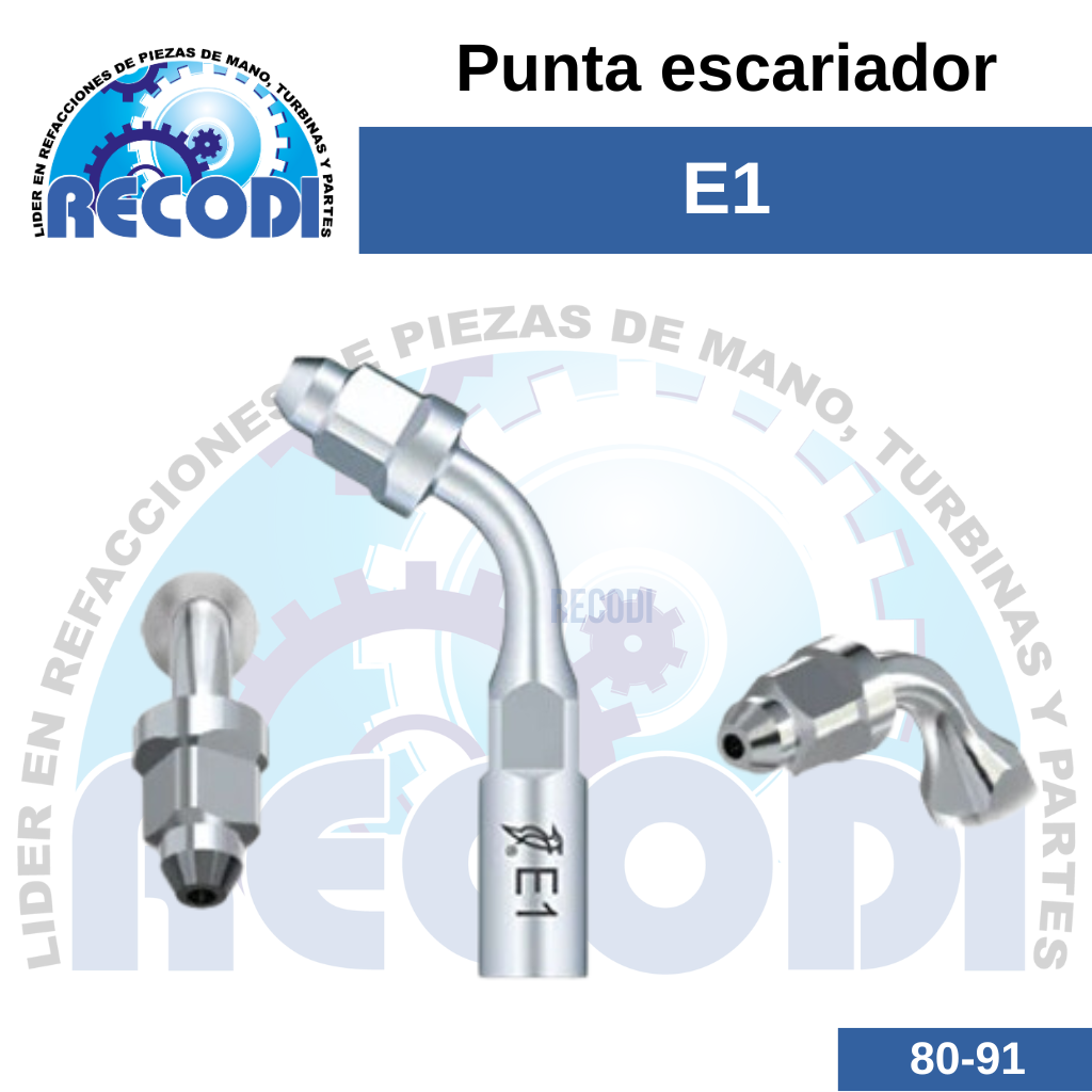 Punta escariador E1