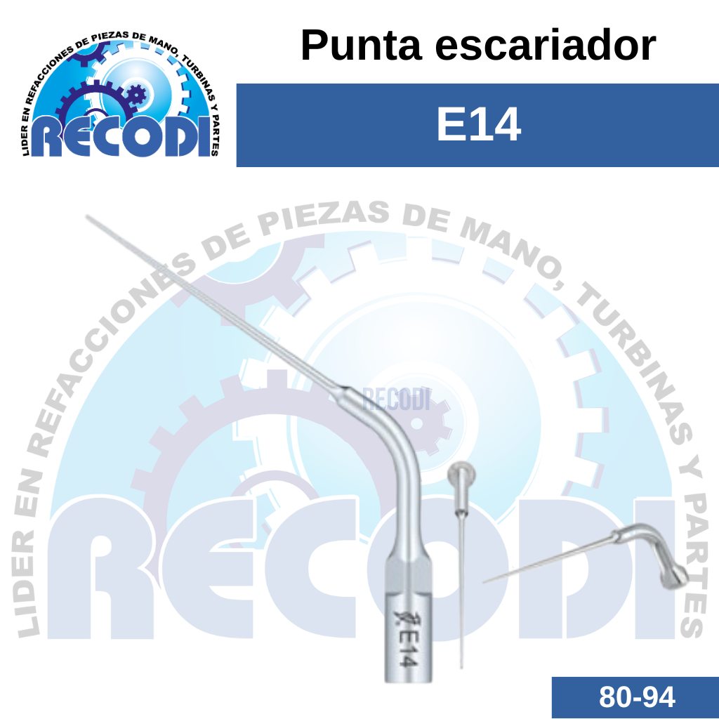 Punta escariador E14