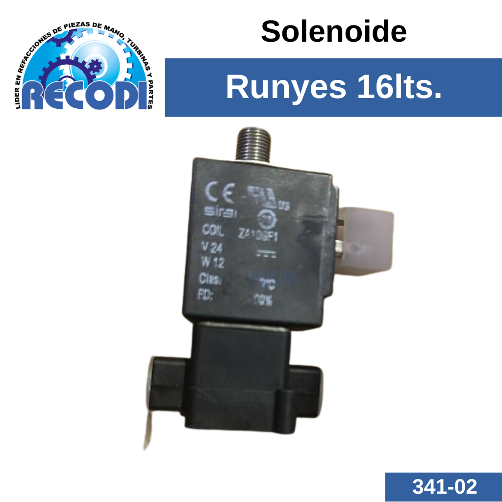 Solenoide Runyes 16lt.3