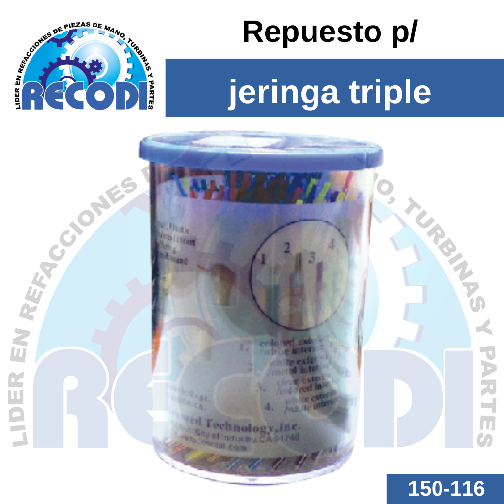 Repuesto Jeringa Triple