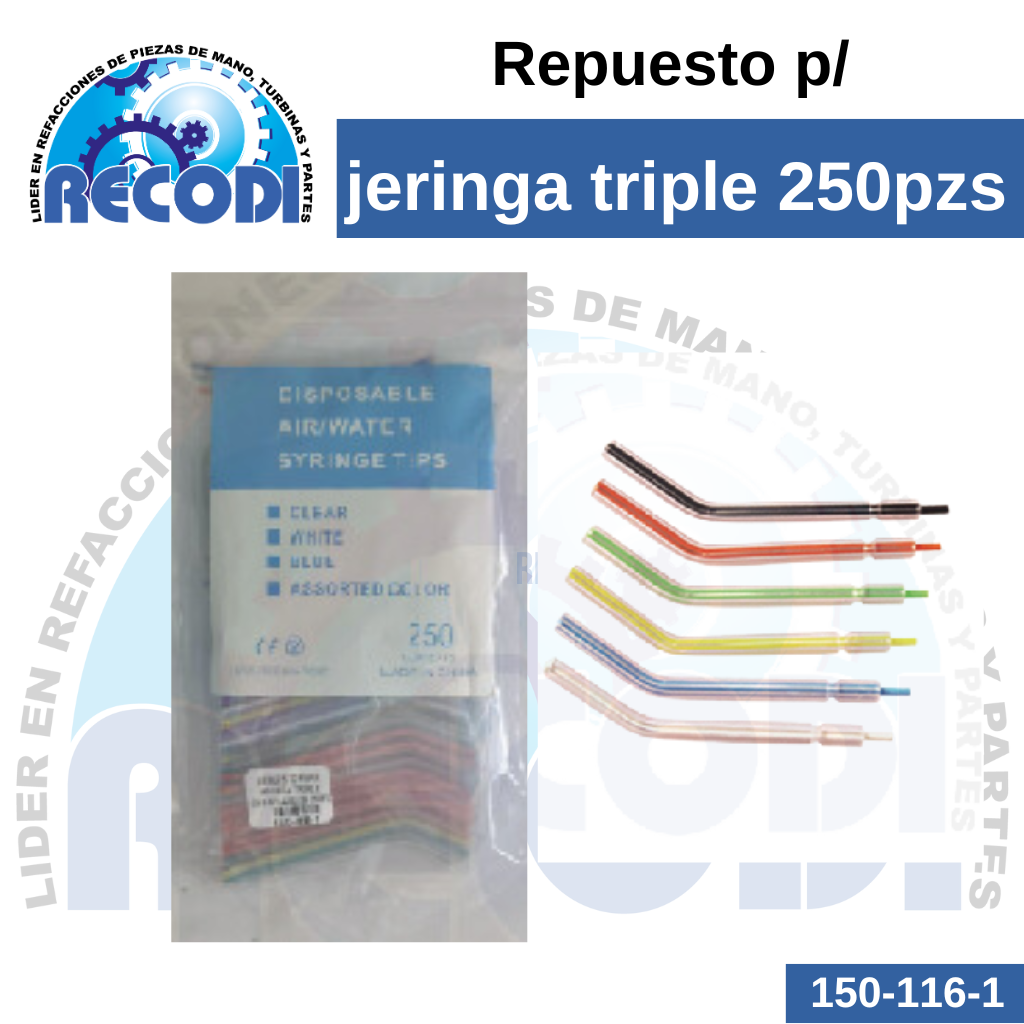 Repuesto Jeringa Triple