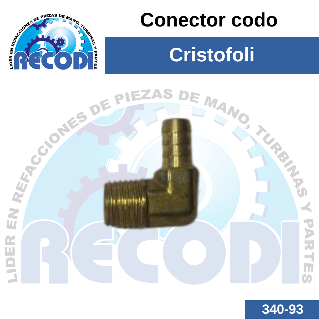 Conector codo