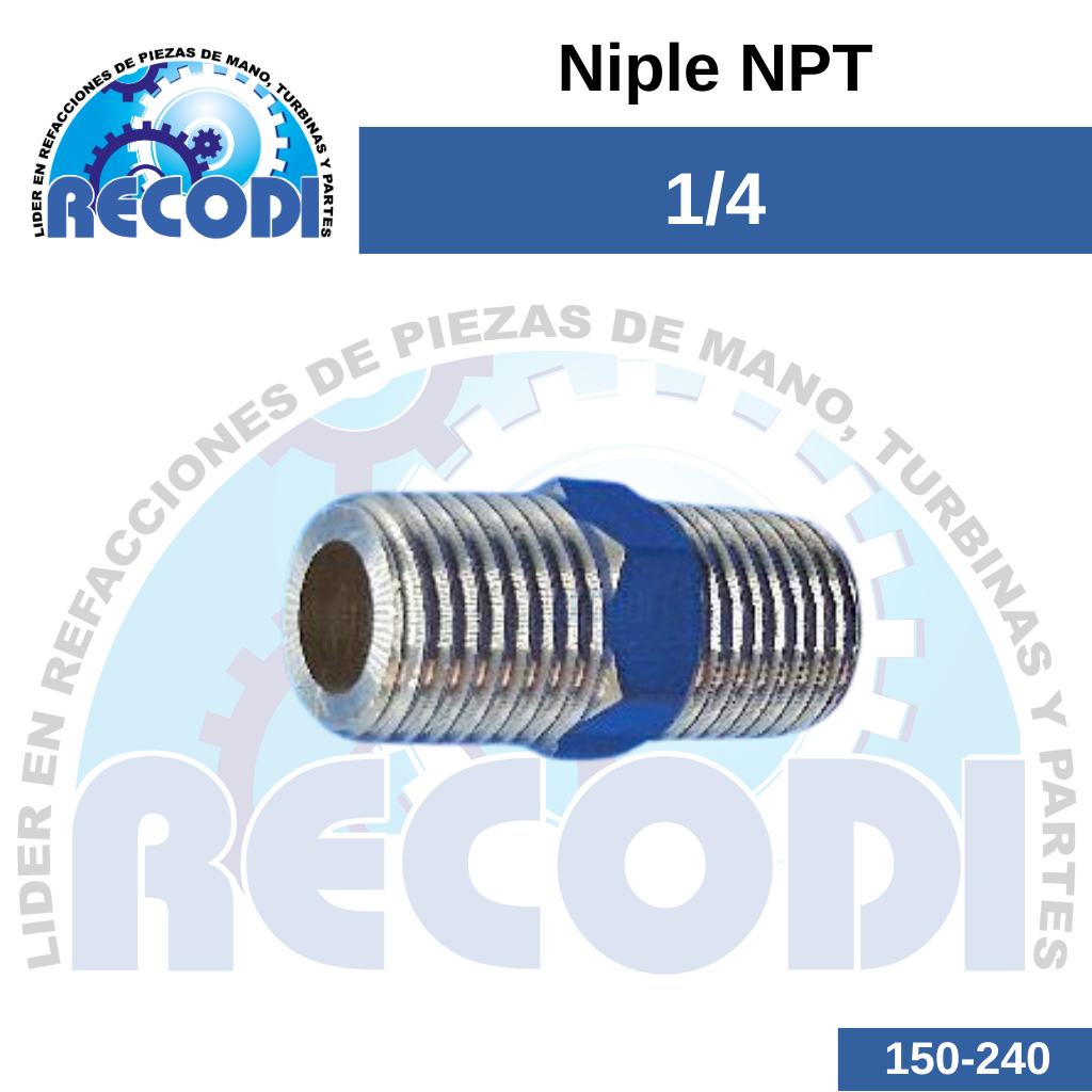 Niple NPT 1/4