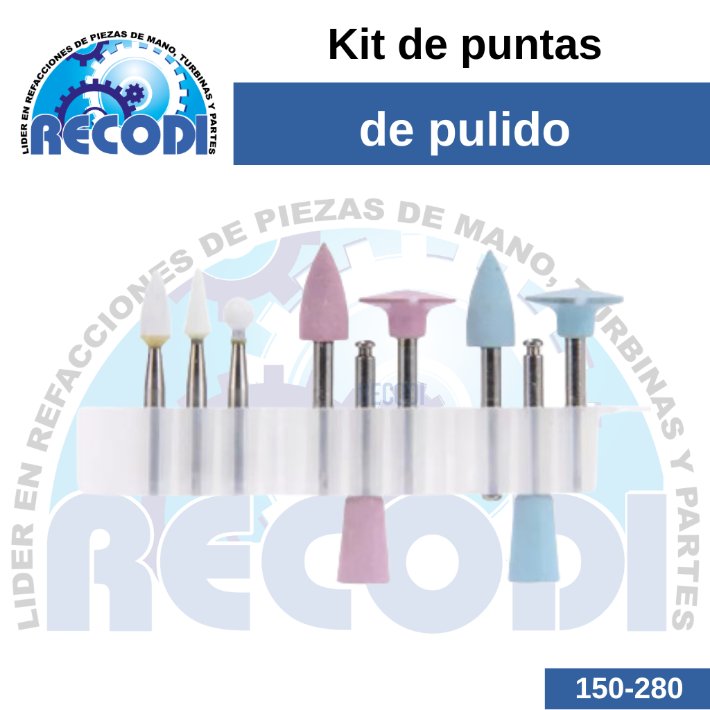 Kit puntas p/resina